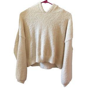 Sincerely Jules Soft & Cozy Cream Cropped Hoodie